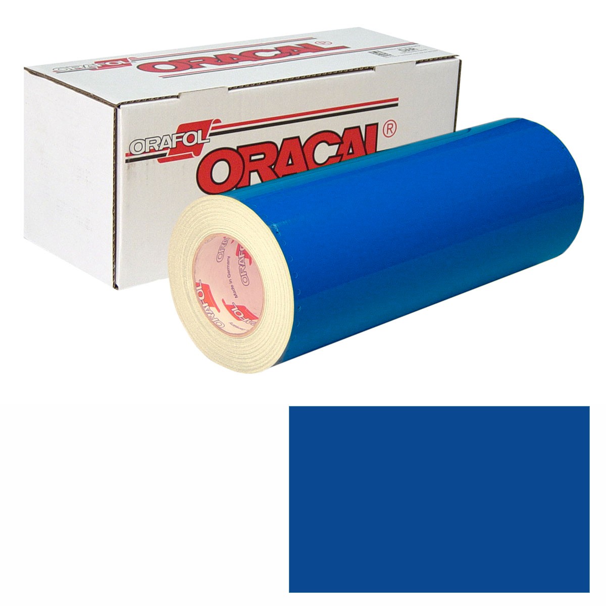 Oracal 651 Intermediate Calendered Film 24in x 50yds 067 Blue 2.5-mil Gloss TT Oracal 651 Intermediate Calendered Film 24in x 50yds 067 Blue 2.5-mil Gloss TT