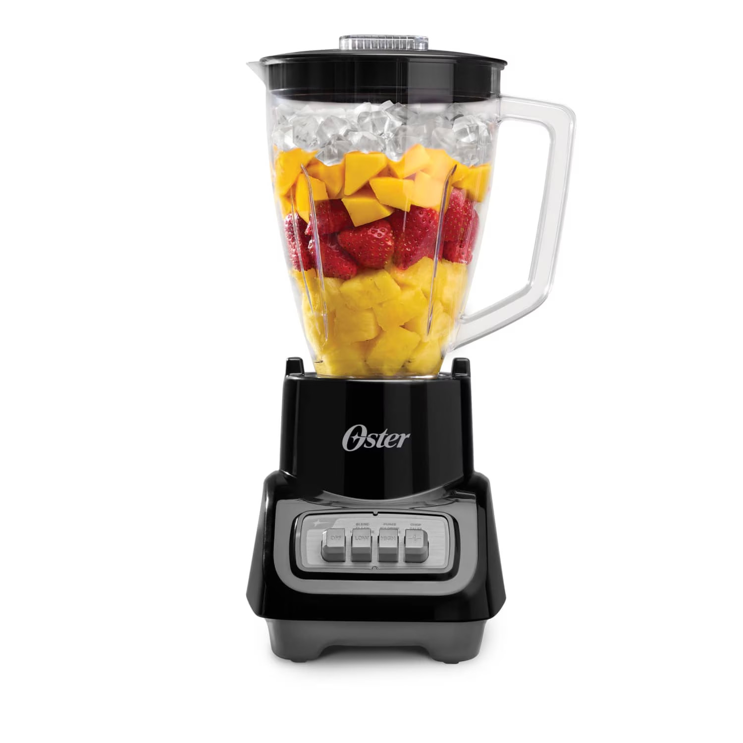 Oster Turbo 5-Speed Countertop Blender 750W 6 Cup Jar Black