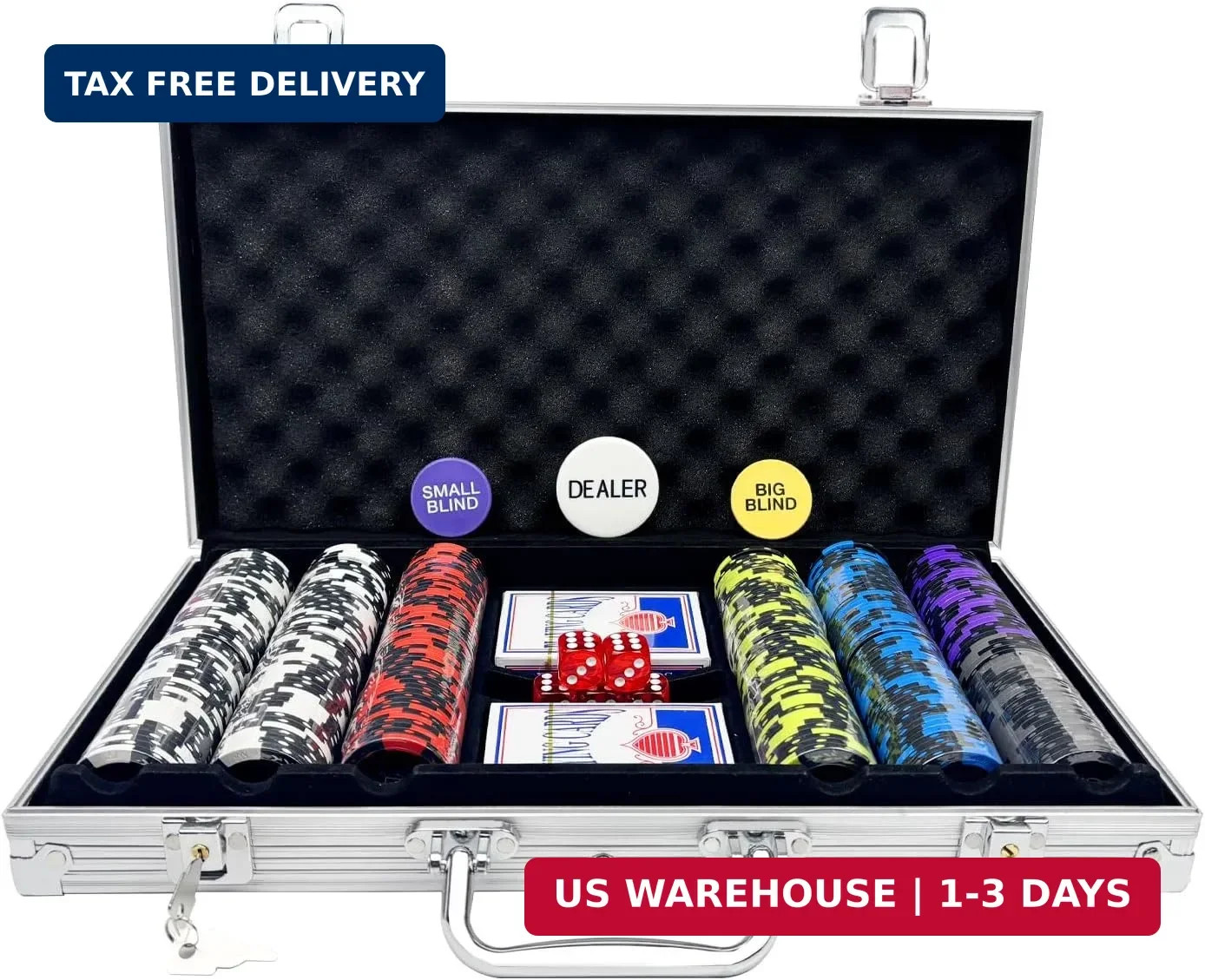 Poker Chips with Numbers,Classic Casino Chips,Clay Poker Set Poker Chips with Numbers,Classic Casino Chips,Clay Poker Set