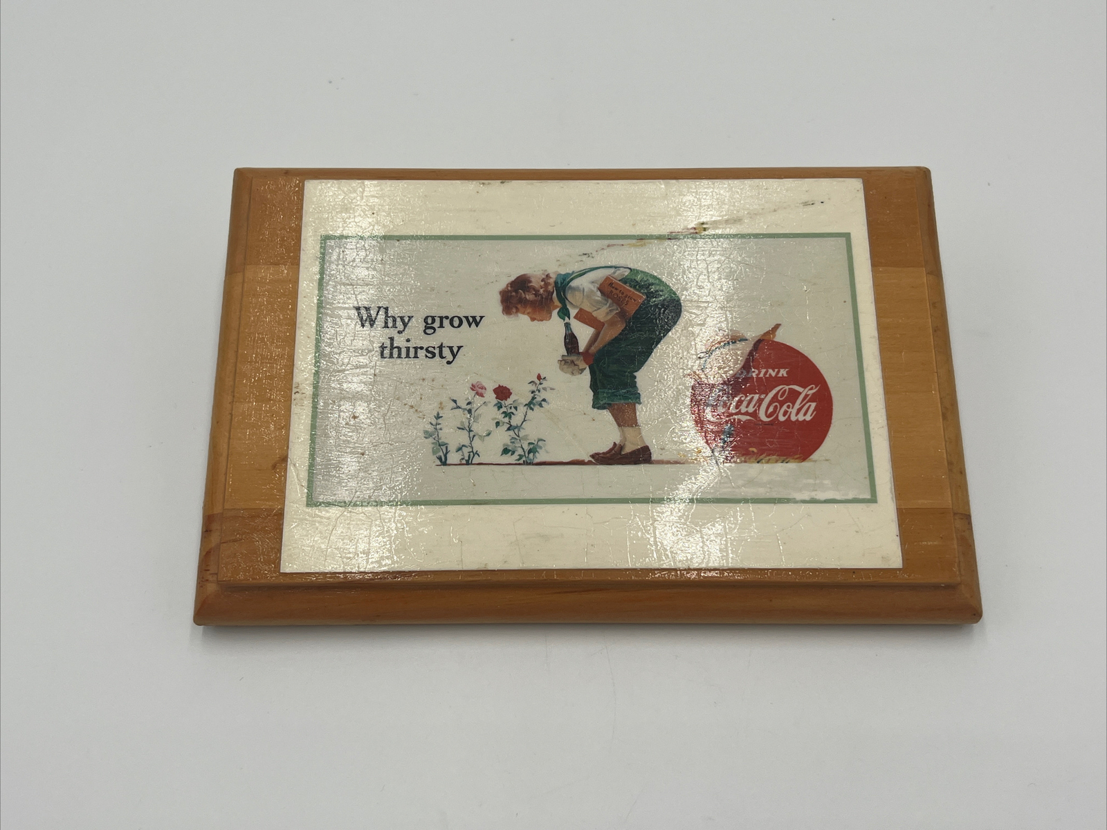 Vintage, Coca-Cola Plaque Vintage, Coca-Cola Plaque
