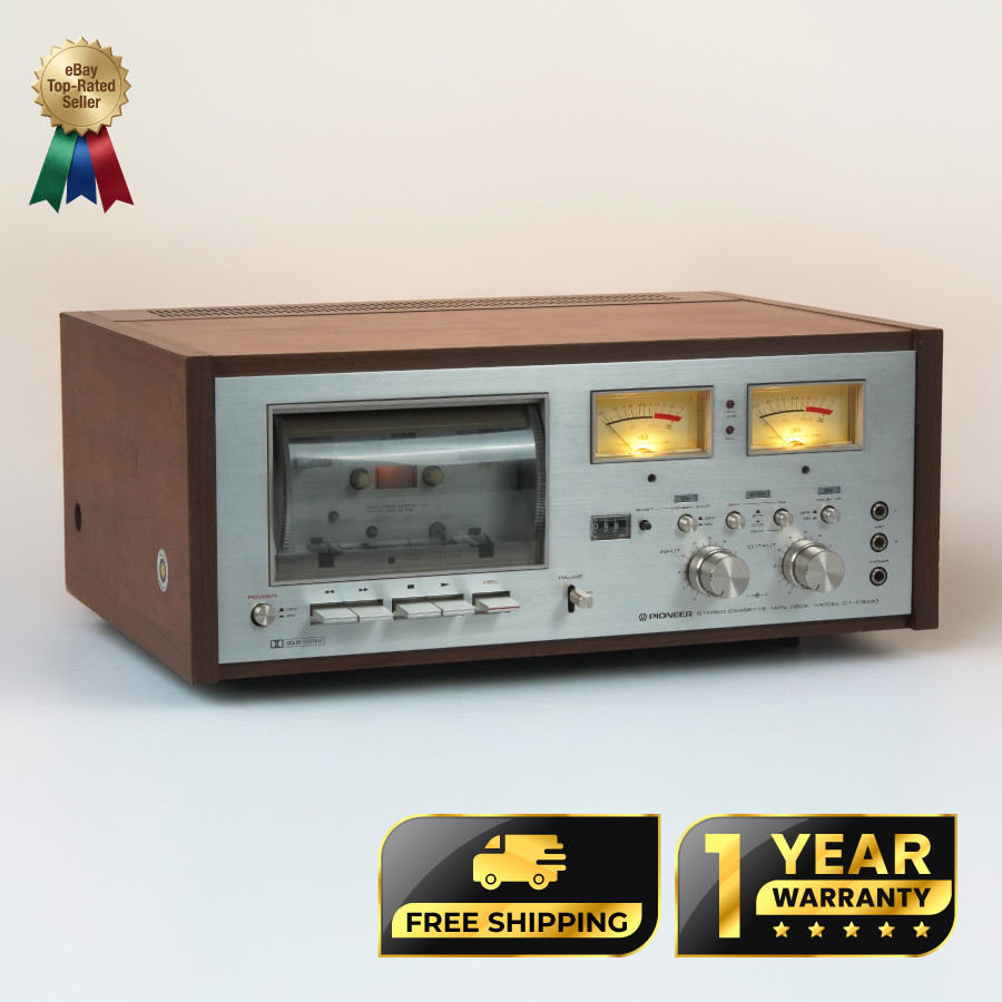 Pioneer CT-F8282 Vintage Stereo Cassette Deck - Restored - 1-Year Warranty