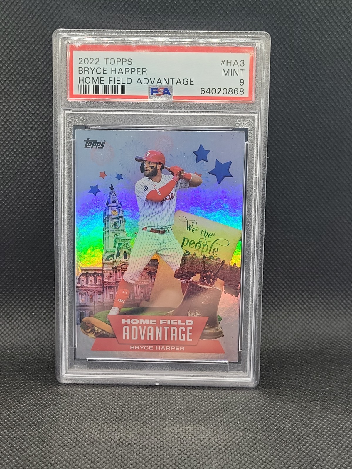 2022 Topps Bryce Harper Home Field Advantage PSA 9 2022 Topps Bryce Harper Home Field Advantage PSA 9