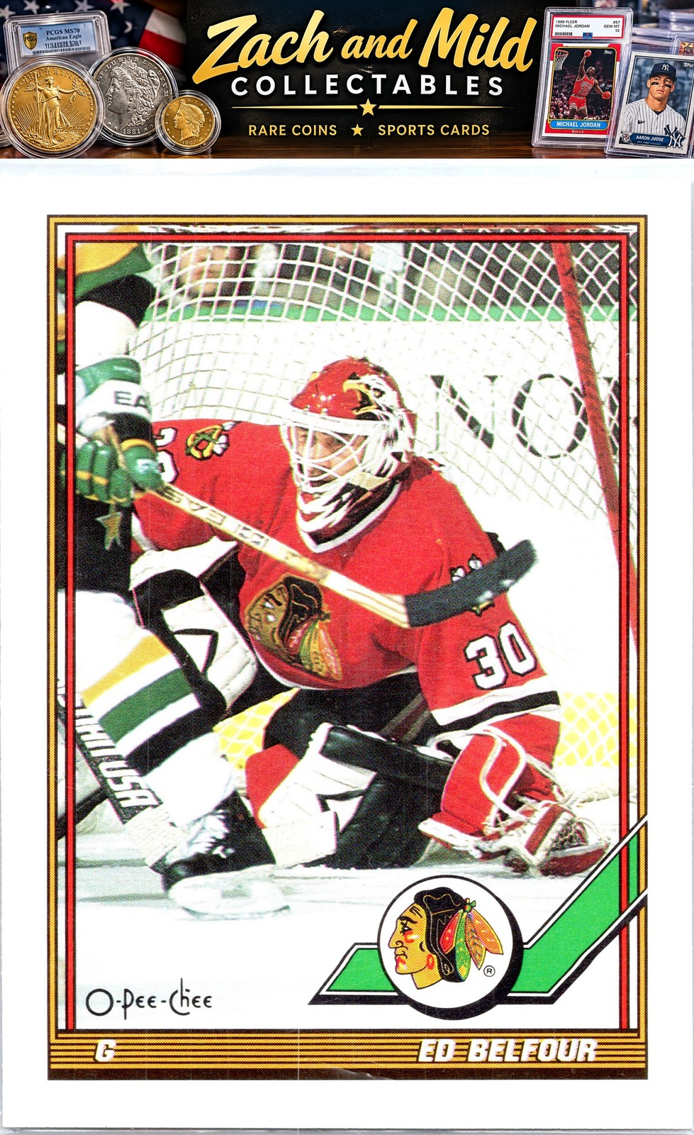 Ed Belfour 1991-92 Topps O-Pee-Chee #20 