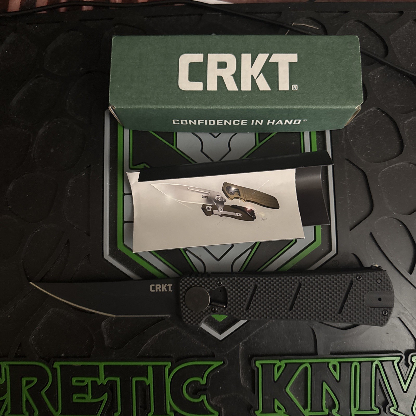 NEW CRKT GOKEN FIELD STRIP TANTO BLADE FLIPPER POCKET KNIFE 2920  🔪