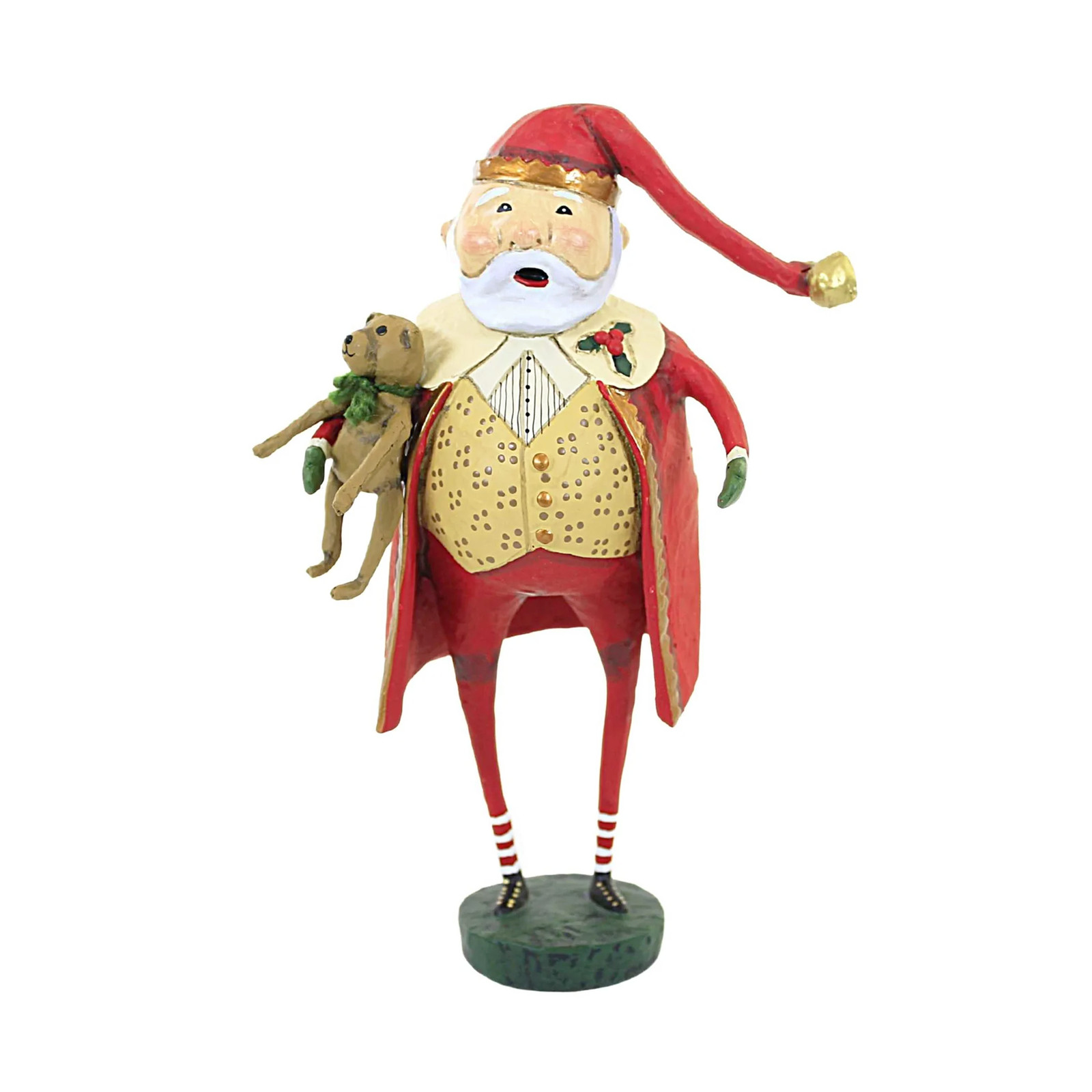 Lori Mitchell Christmas Collection Christmas Cheer Santa Figurine 23449 Lori Mitchell Christmas Collection Christmas Cheer Santa Figurine 23449