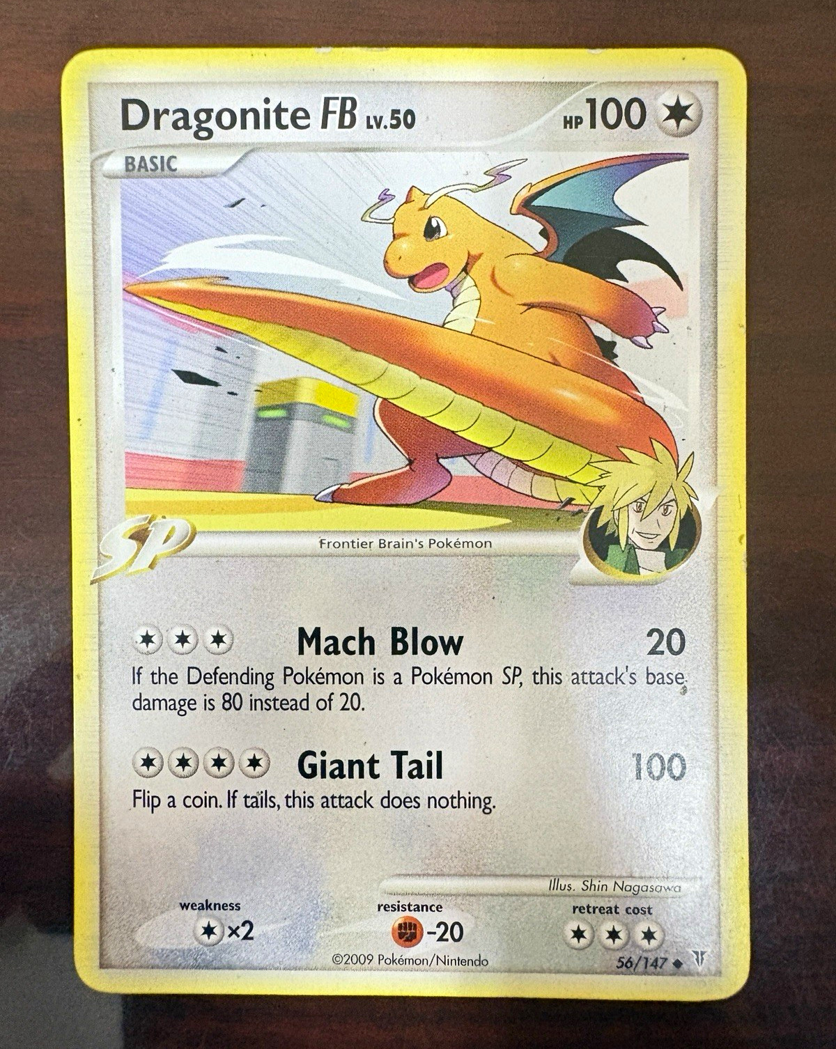 The Pokémon Company Dragonite FB SP 56/147 Supreme Victors 2009 Regular Uncommon