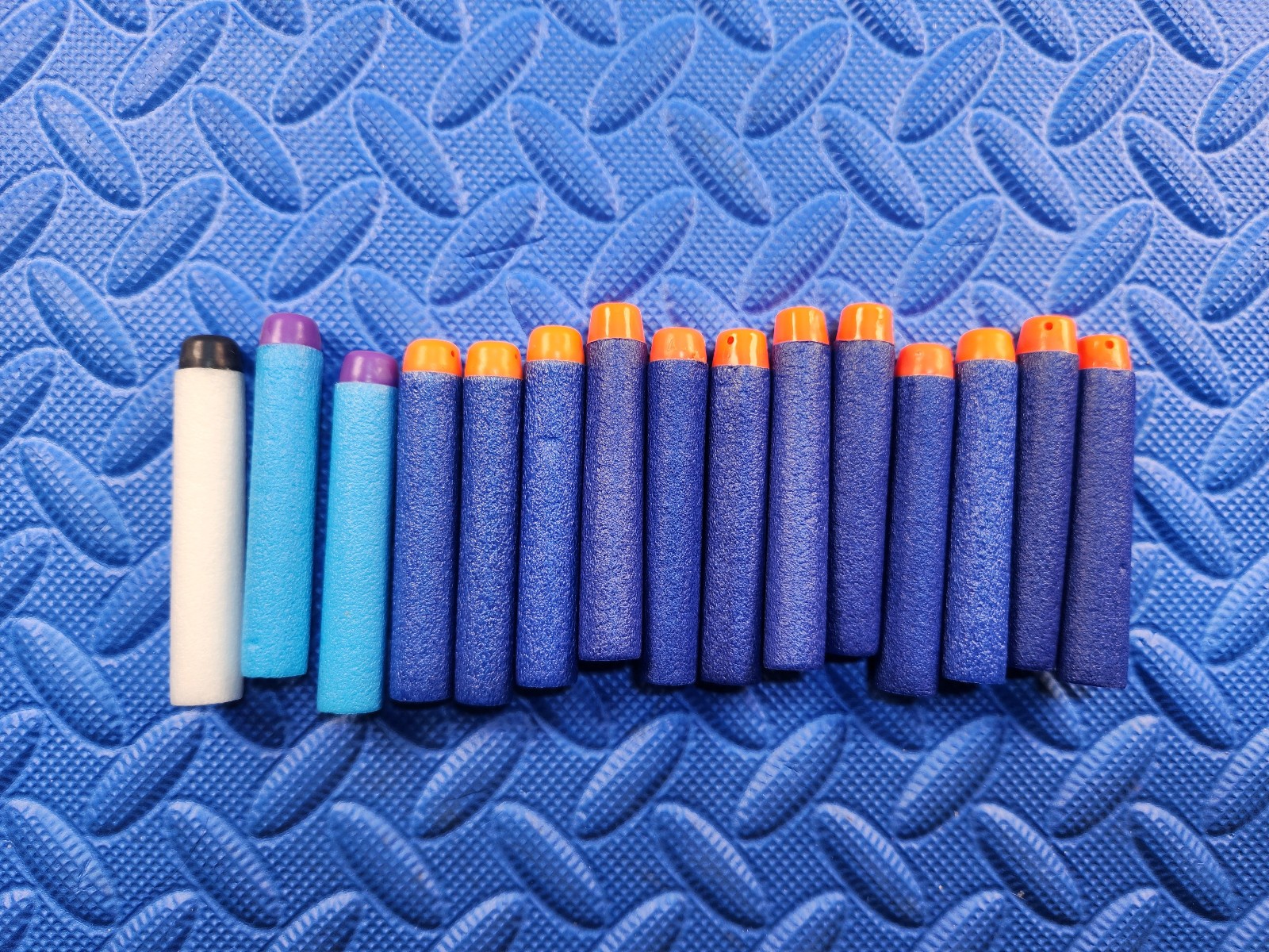 (x15) Geniune Hasbro Darts Bullets Pack for Nerf Guns - Mixed Colors