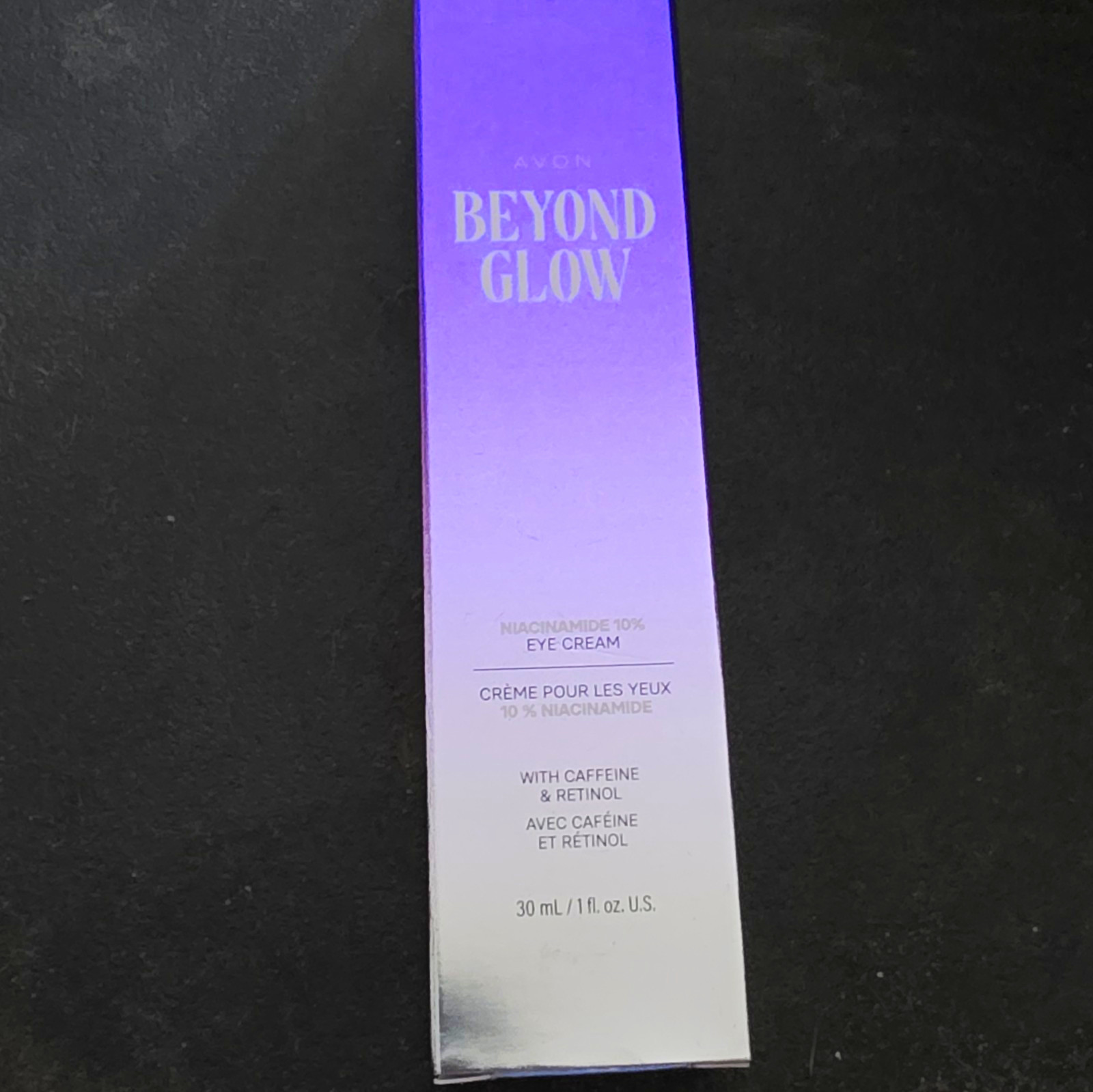 Avon Beyond Glow Niacinamide Retinol Caffeine Under Eye Cream 1 fl oz Avon Beyond Glow Niacinamide Retinol Caffeine Under Eye Cream 1 fl oz