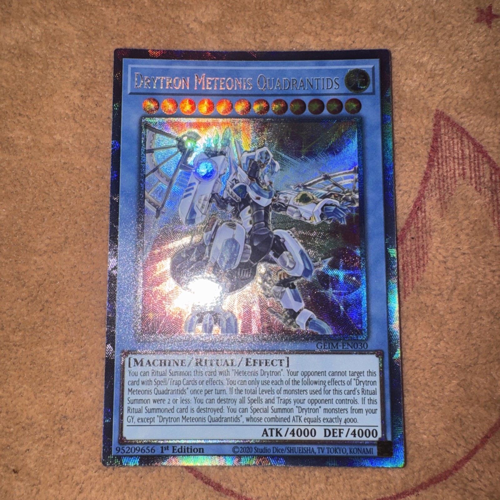 🔥 YUGIOH DRYTRON METEONIS QUADRANTIDS 1ST ED NM CR COLLECTOR’S RARE ENGLISH #2
