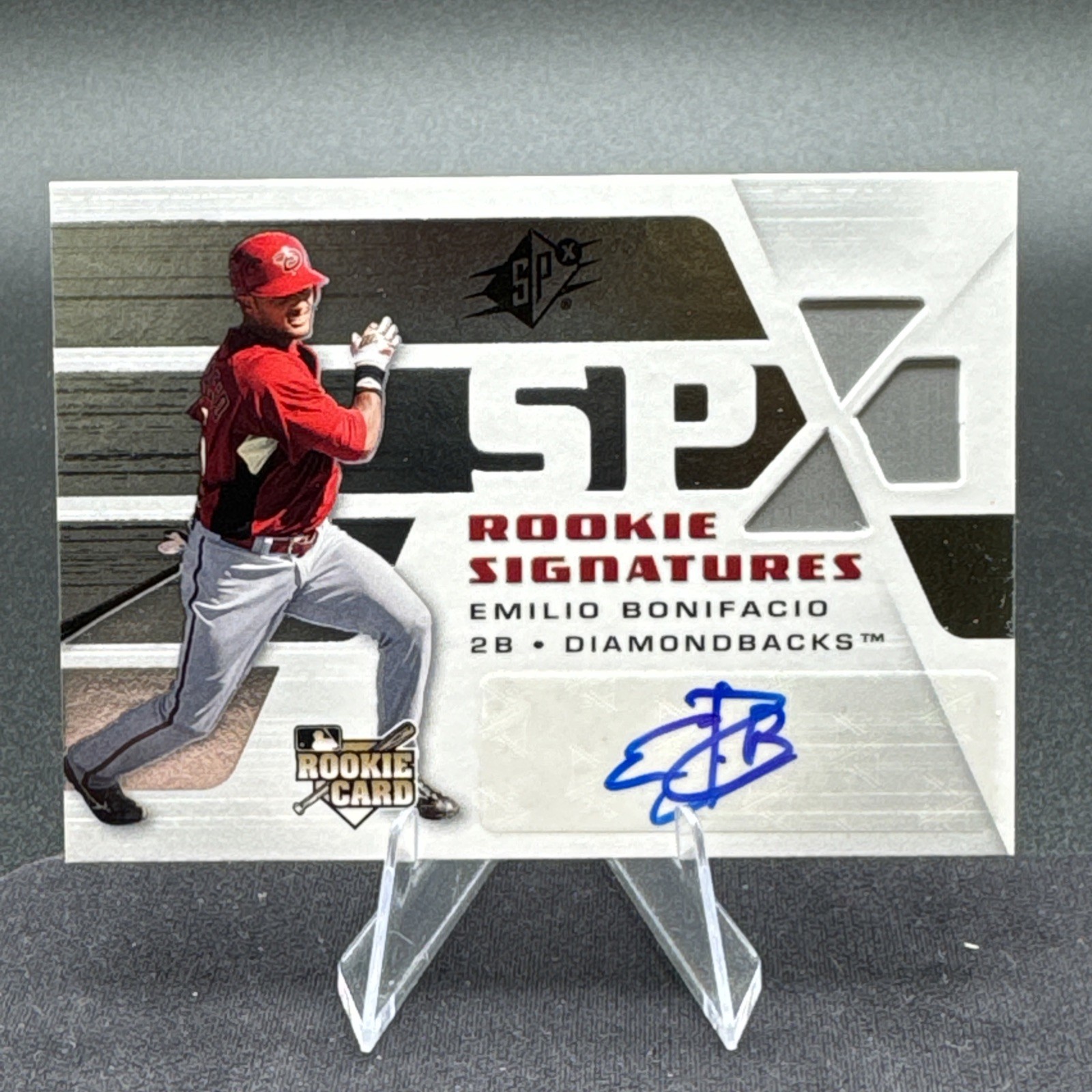 2008 SPx Rookie Signatures Silver Emilio Bonifacio #102 Rookie Auto RC 2008 SPx Rookie Signatures Silver Emilio Bonifacio #102 Rookie Auto RC