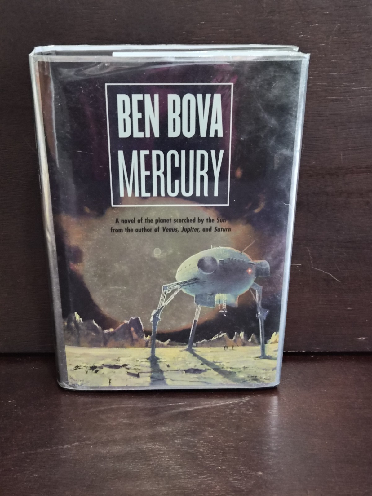 Ben Bova MERCURY 2005 1st/1st HCDJ SIGNED John Harris Grand Tour Sci-Fi LN Mylar