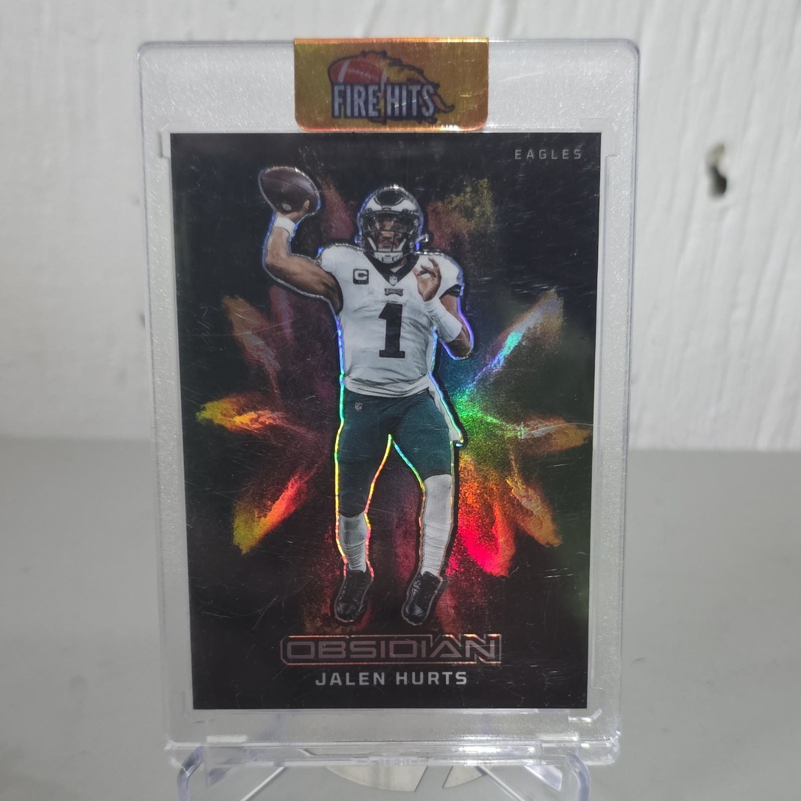2023 Panini Obsidian - Black Color Blast Jalen Hurts #23🔥🔥🔥