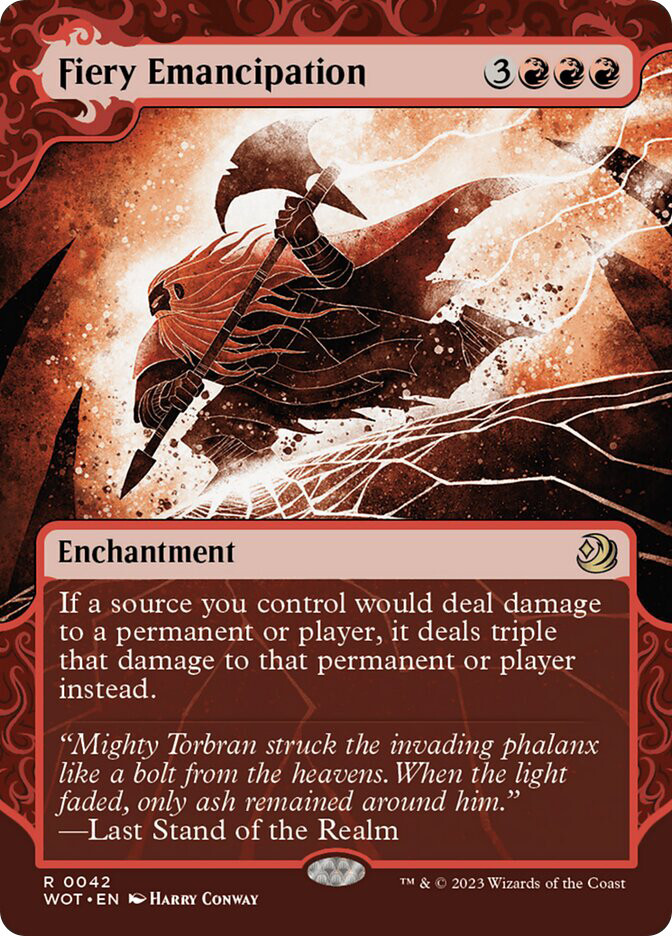 MTG Fiery Emancipation  - Enchanting Tales #042