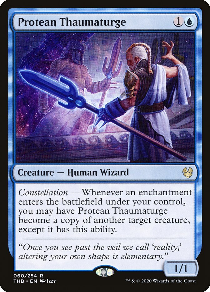MTG Magic the Gathering Protean Thaumaturge (60/396) Theros Beyond Death LP