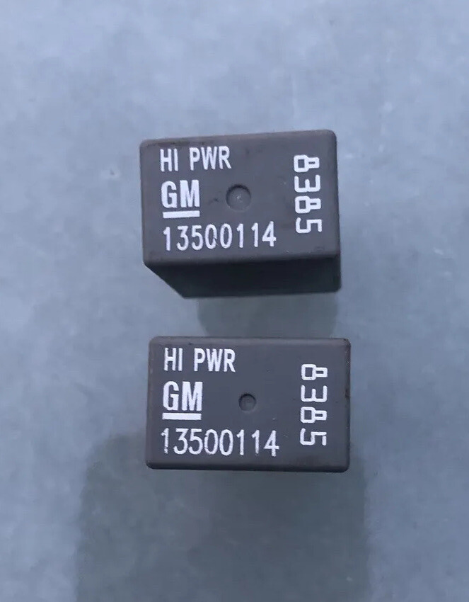 (2pcs) Used GM 4-Pin Relay 13500114 High Power Multi-Use Relay tested (8385) Oem (2pcs) Used GM 4-Pin Relay 13500114 High Power Multi-Use Relay tested (8385) Oem