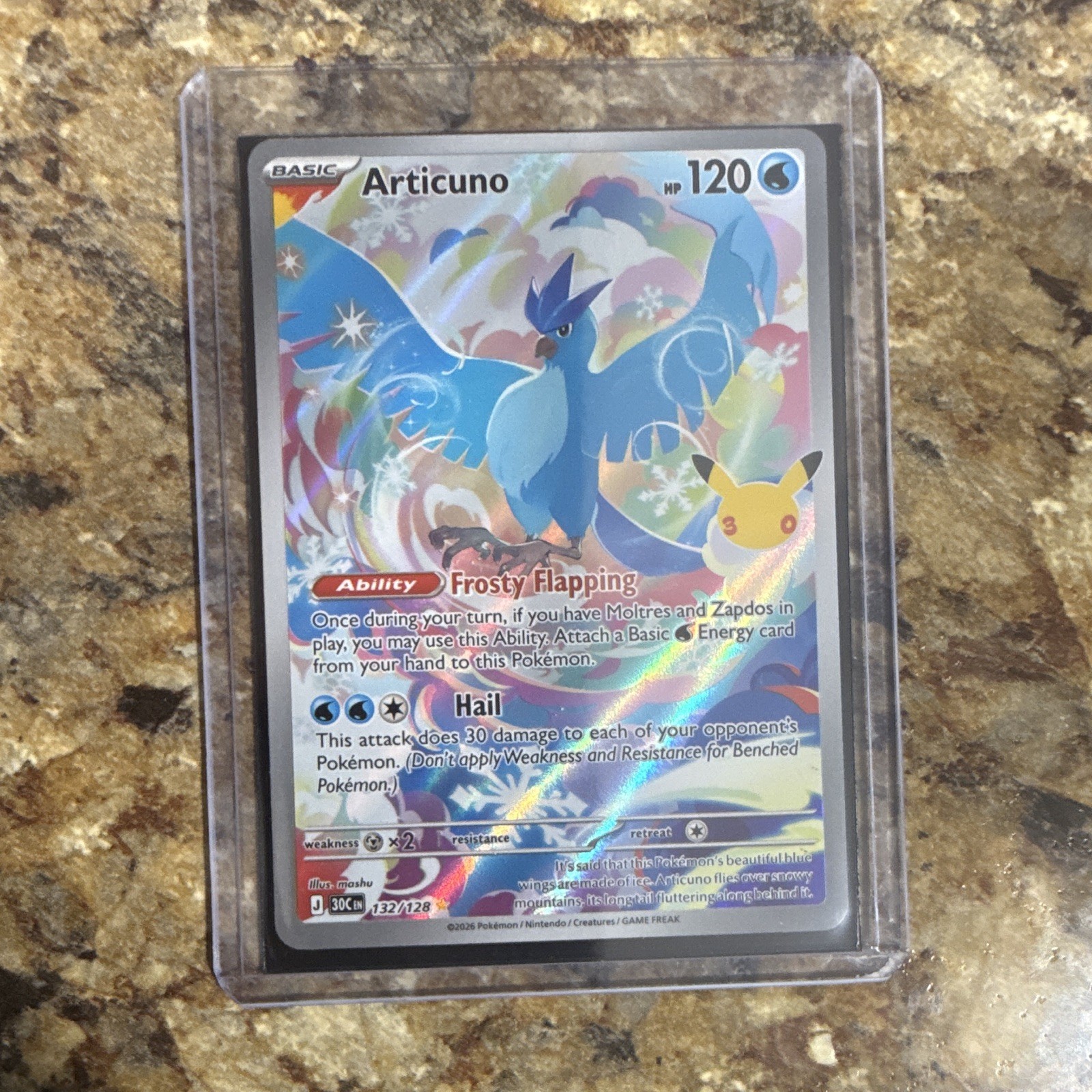 The Pokémon Company Pokemon TCG Articuno 132/128 Scarlet & Violet Holo IR The Pokémon Company Pokemon TCG Articuno 132/128 Scarlet & Violet Holo IR