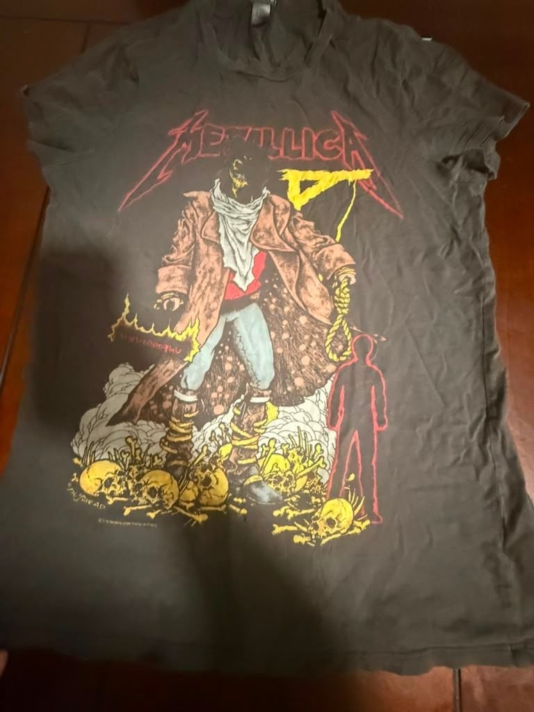 Divided Metallica The Unforgiven Pushead Executioner Graphic T-Shirt Divided Metallica The Unforgiven Pushead Executioner Graphic T-Shirt