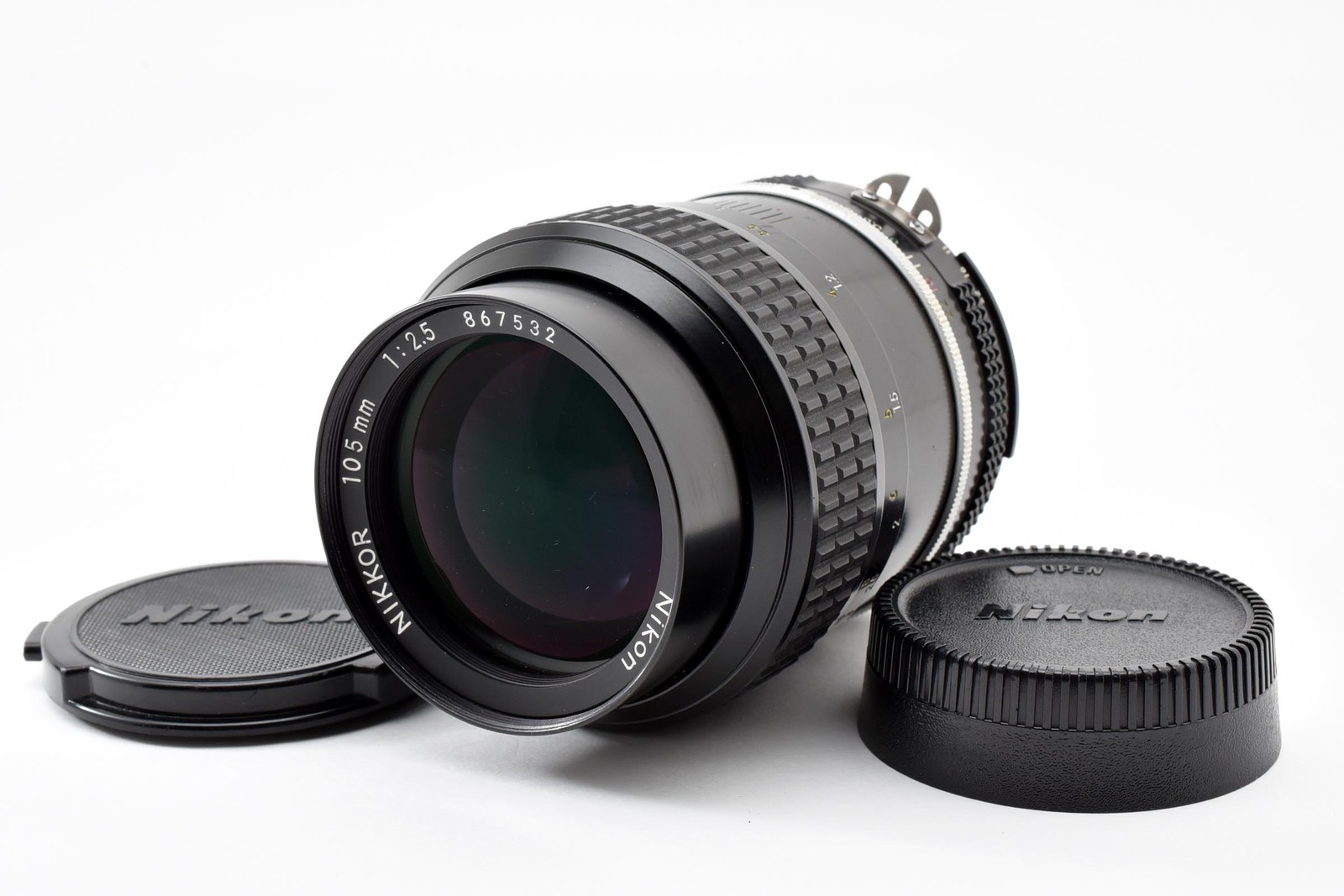 [Exc+5] Nikon Ai Nikkor 105mm F2.5 MF Telephoto Lens F Mount From JAPAN