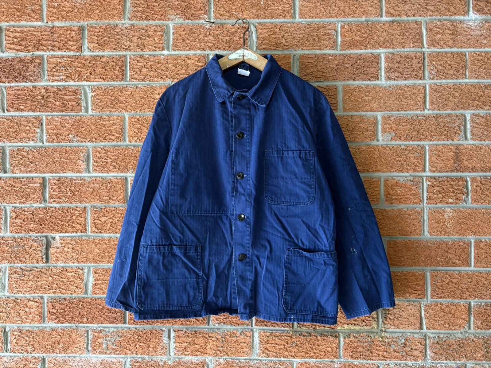 Vintage German HBT Work Jacket Pit23\ Vintage German HBT Work Jacket Pit23\