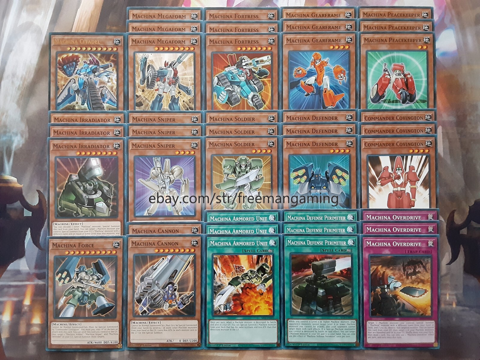 Yugioh Machina Deck 40 Cards Overdrive Fortress Citadel Budget Tournament Ready Yugioh Machina Deck 40 Cards Overdrive Fortress Citadel Budget Tournament Ready