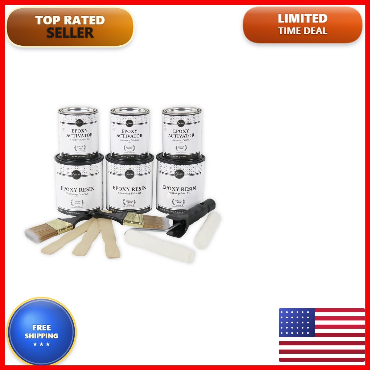 Giani Ultra Epoxy Resin Topcoat Kit Giani Ultra Epoxy Resin Topcoat Kit