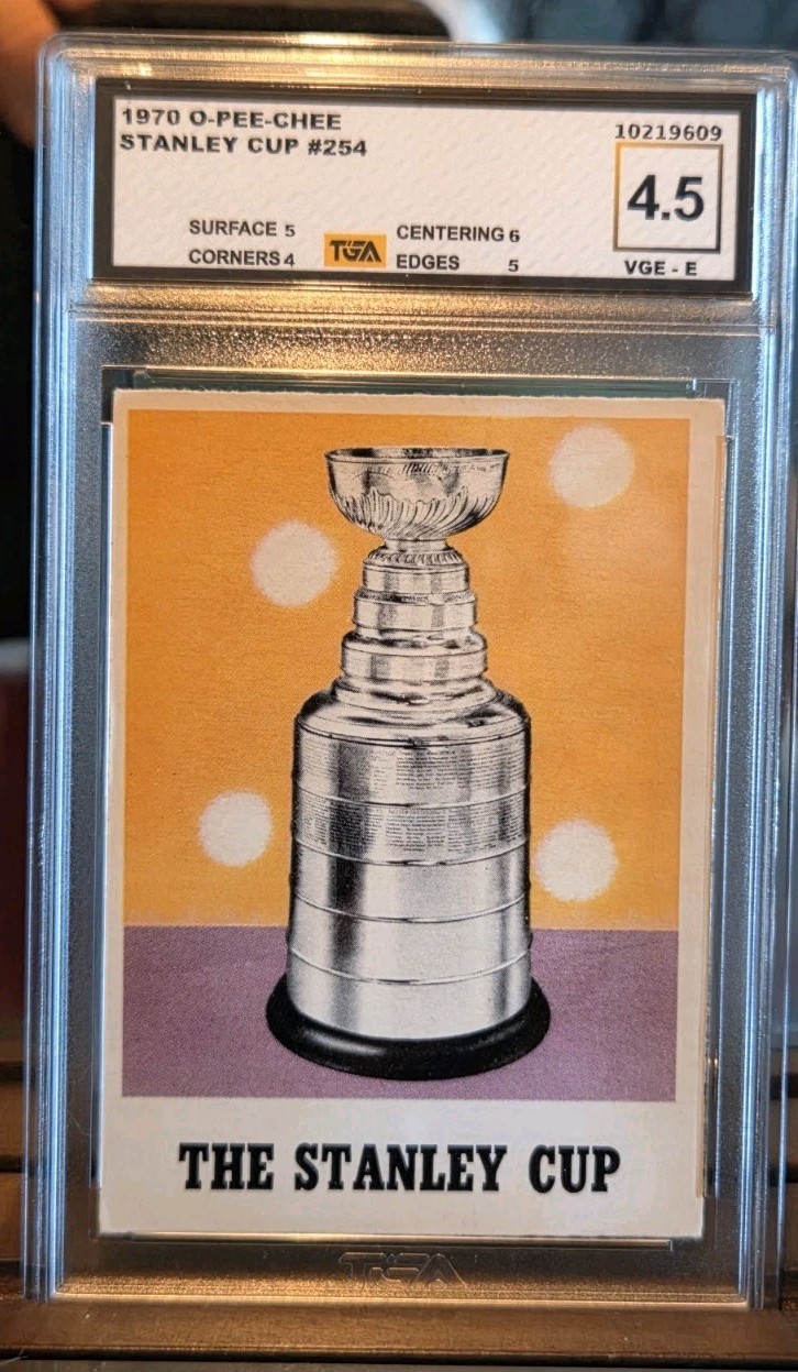 1970 71 OPC O-Pee-Chee #254 The Stanley Cup TGA 4.5