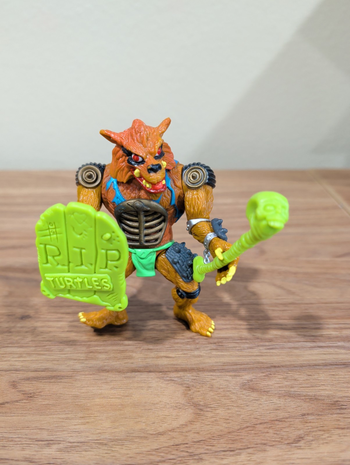 VTG Teenage Mutant Ninja Turtles RAHZAR TMNT Figure Near Complete 1991 Playmates