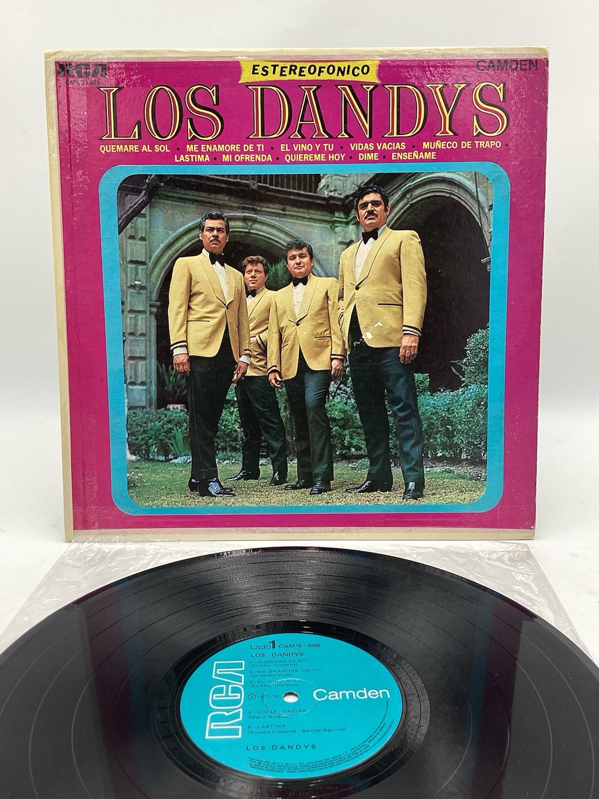 LOS DANDYS (RCA CAMDEN STEREO VINYL LP MEXICO) EX