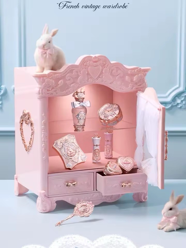 Flower Knows Bunny Garden Makeup box, Empty Makeup box Flower Knows Bunny Garden Makeup box, Empty Makeup box