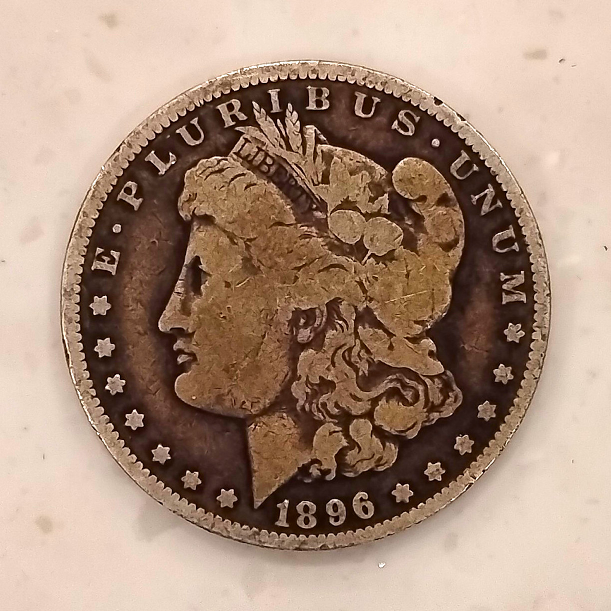 1896 o Morgan Silver Dollar. Collector\'s Choice. Uncommon. New Orleans. 1896 o Morgan Silver Dollar. Collector\'s Choice. Uncommon. New Orleans.
