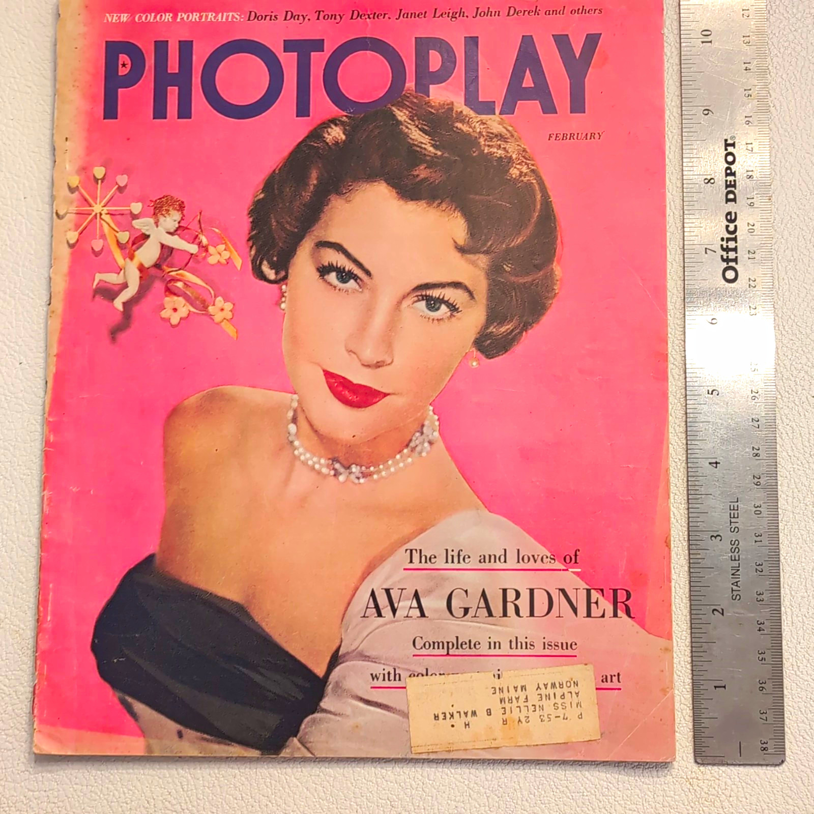 Photoplay Magazine February 1952 Ava Gardner Cover Illustrated English Movies Photoplay Magazine February 1952 Ava Gardner Cover Illustrated English Movies