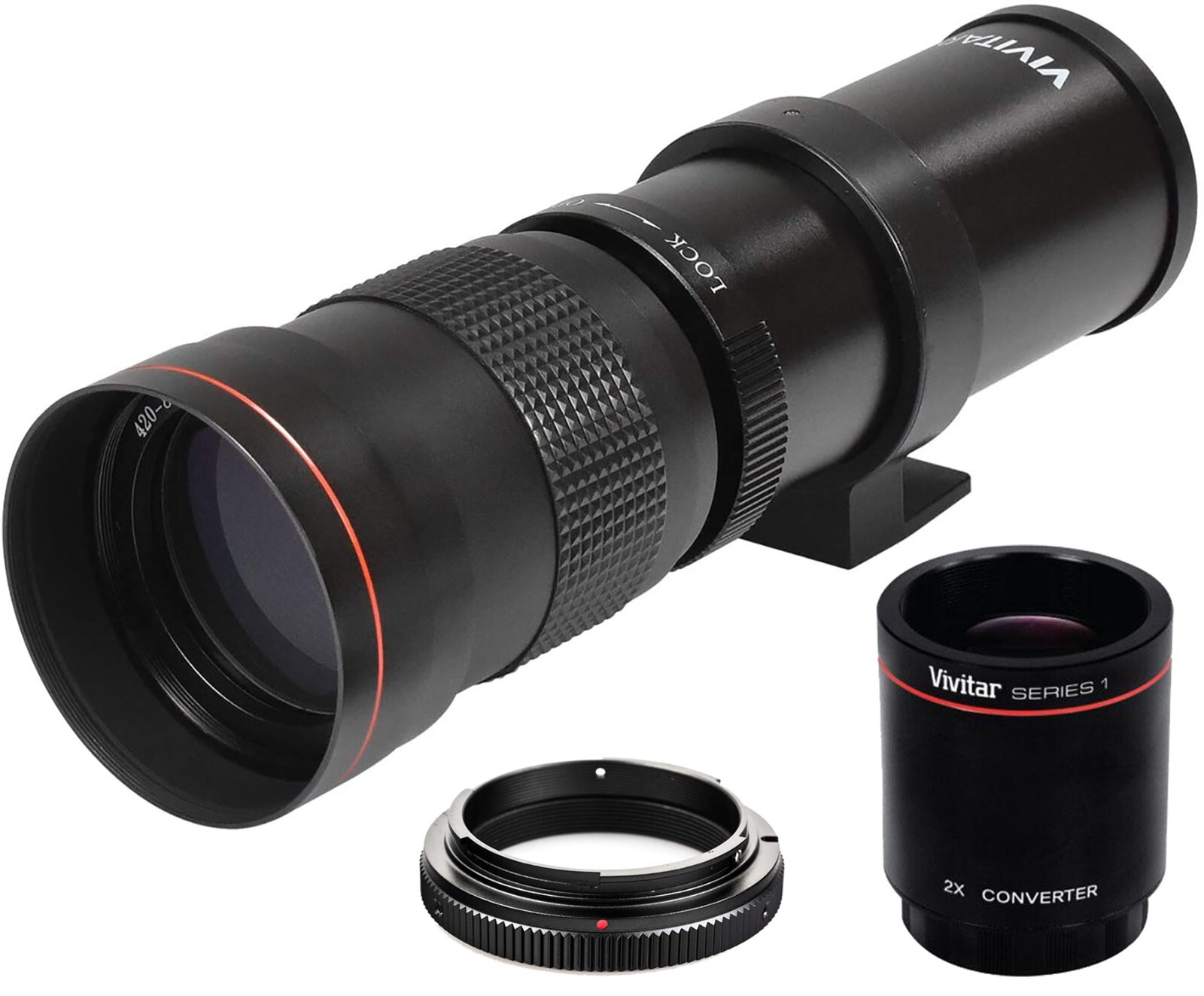 HD TELEPHOTO ZOOM LENS 420-1600MM FOR NIKON D3000 D3100 D3200 D3300 D3400 D5000