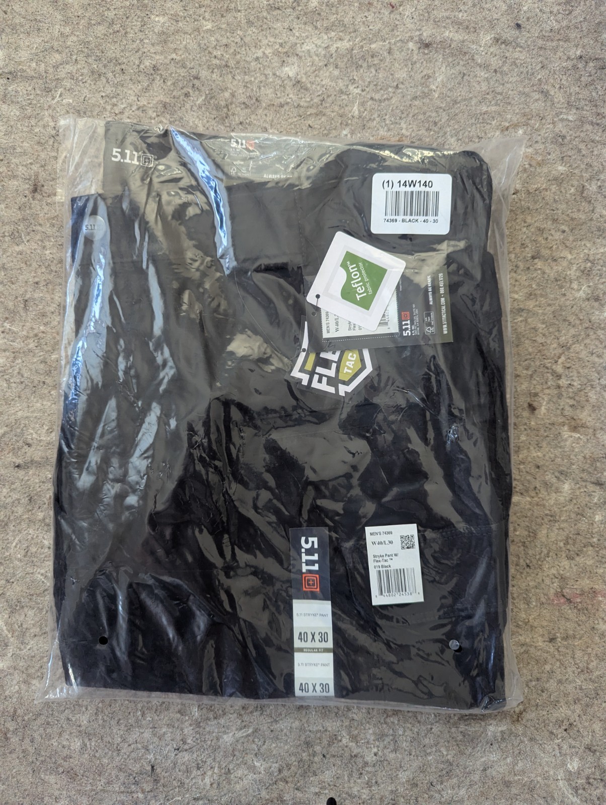 5.11 Tactical Stryke Pants Black Operator Uniform Pants w/Flex-Tac 40 W X 30 L 5.11 Tactical Stryke Pants Black Operator Uniform Pants w/Flex-Tac 40 W X 30 L