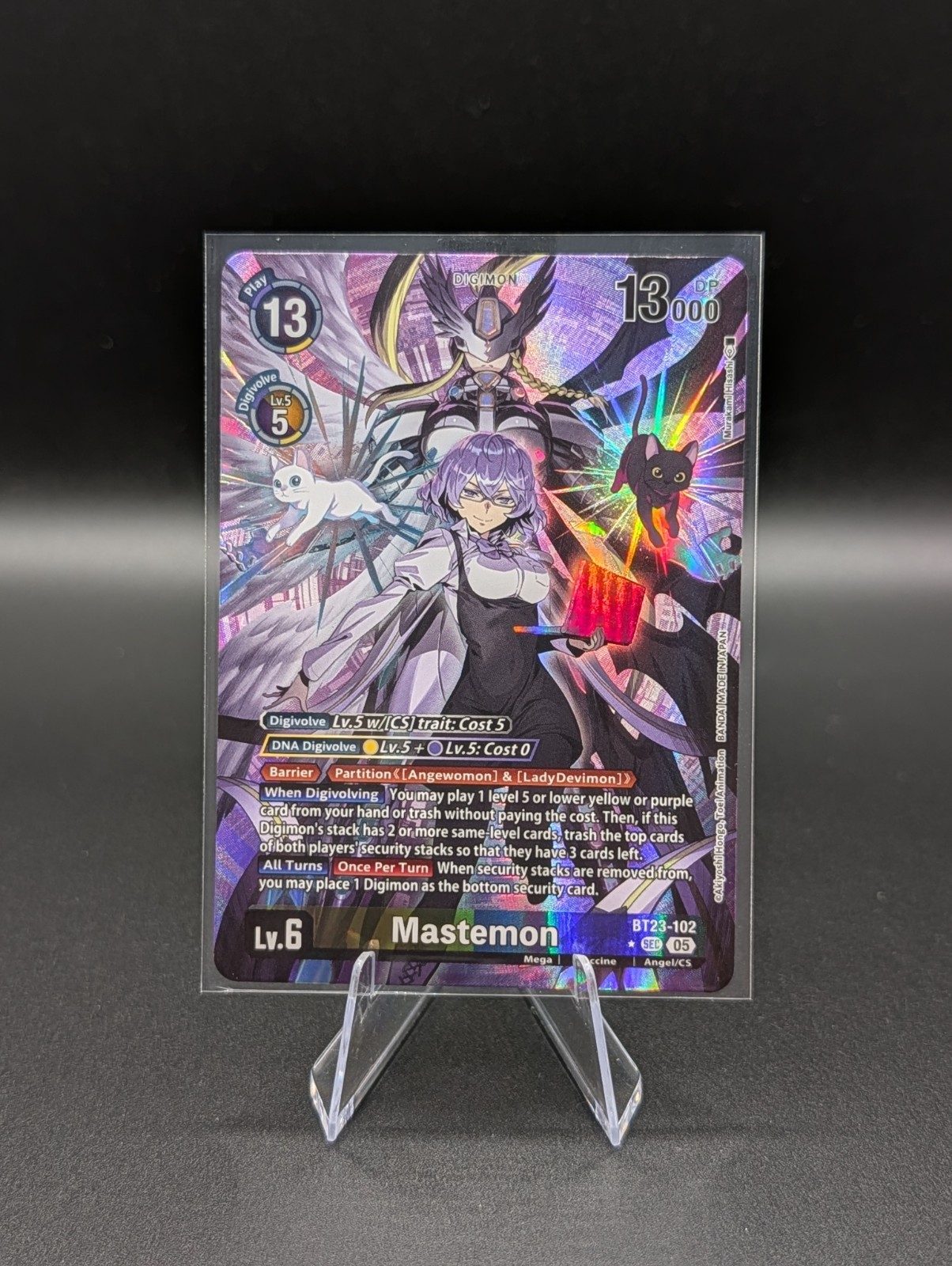 Mastemon Secret Rare [BT23-102] (Alternate Art) [Hackers Slumber] Foil Near Mint