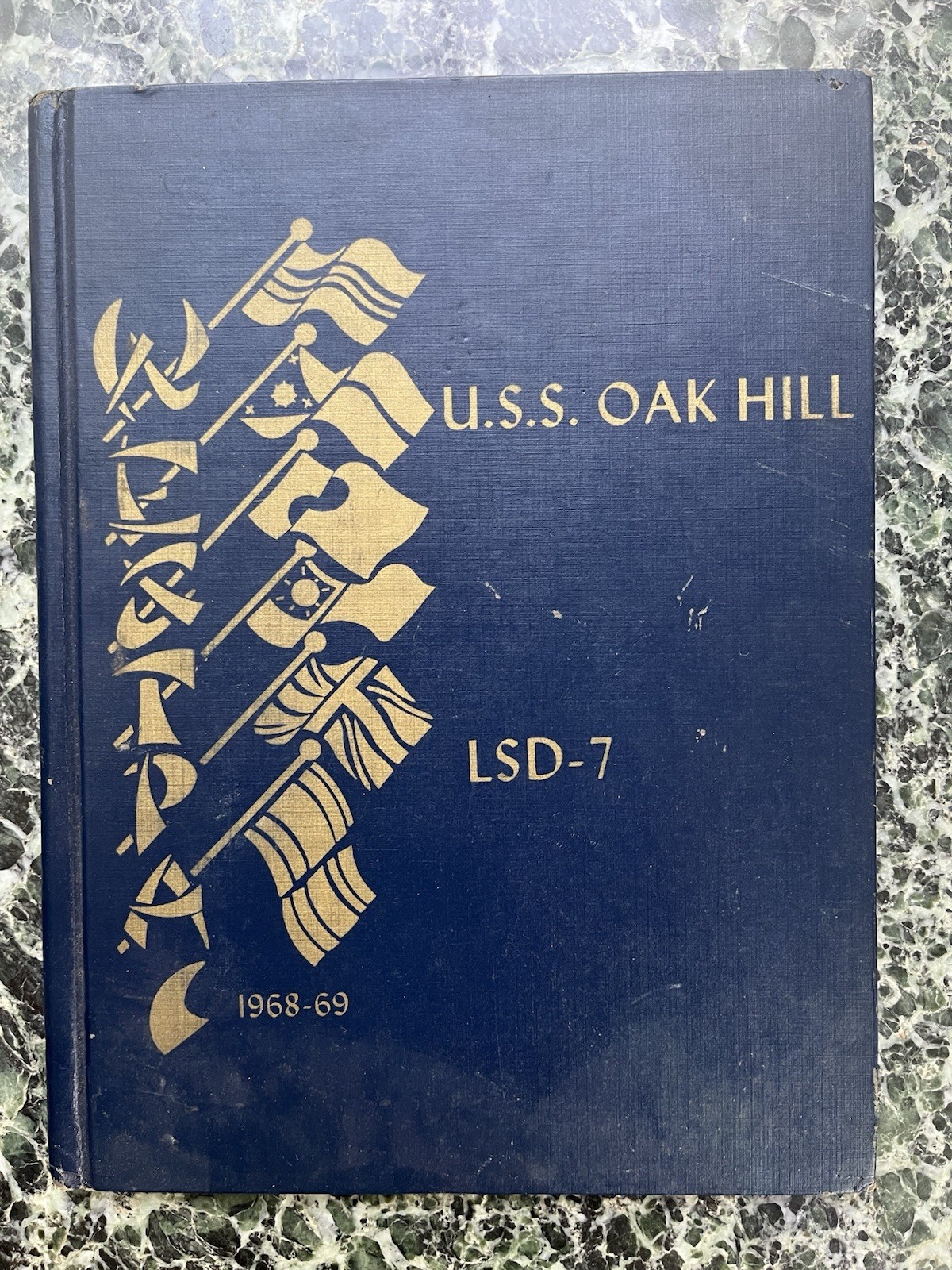 Vietnam USN USS Oak Hill LSD-7 1968 1969 Landing Ship Unit History Navy Book