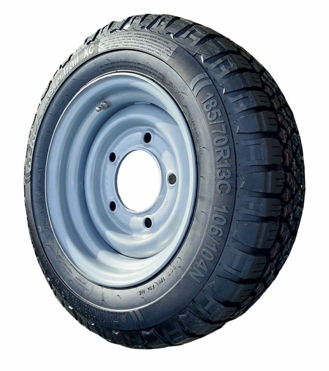 1 x 185/70R13C 106/104N trailer tyre Wheel 5 Stud 6.5\ 1 x 185/70R13C 106/104N trailer tyre Wheel 5 Stud 6.5\