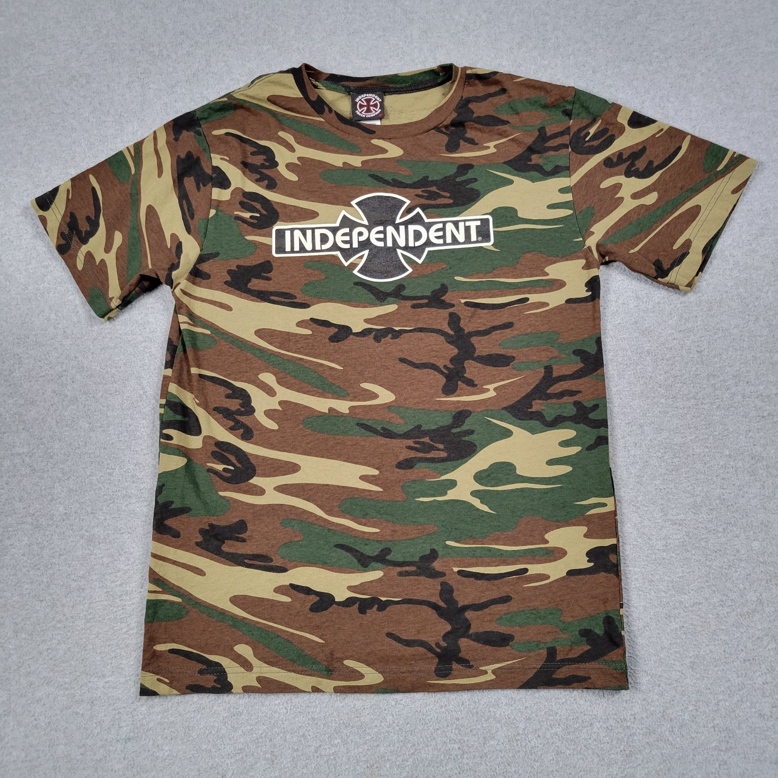 Vintage Independent Truck Company Shirt Men Medium Y2K Big Logo Skate Grind Camo Vintage Independent Truck Company Shirt Men Medium Y2K Big Logo Skate Grind Camo