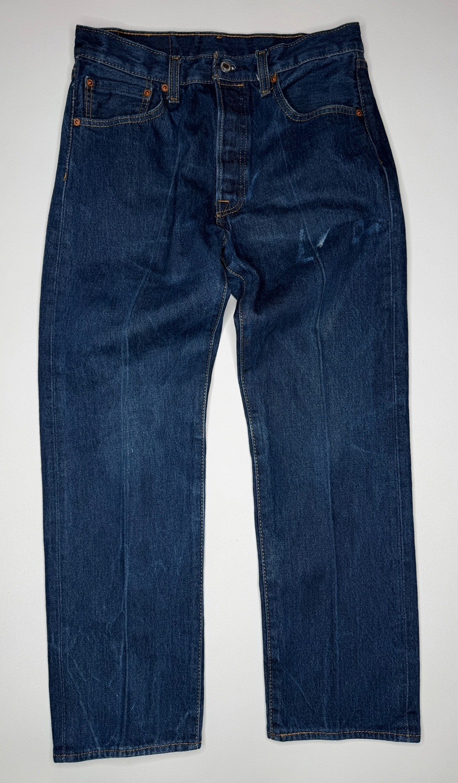 Vintage Levi’s 501 Distressed Button Fly Denim Jeans 32 x 29* Vintage Levi’s 501 Distressed Button Fly Denim Jeans 32 x 29*