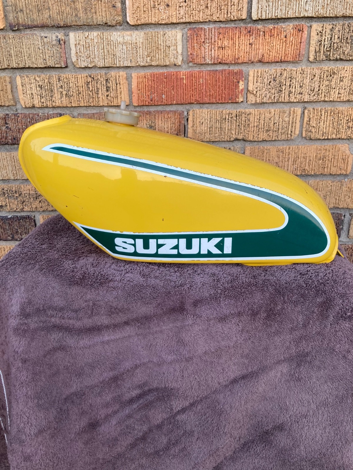 1974 suzuki tm100 gas tank cap fuel tank tm 100 1974 suzuki tm100 gas tank cap fuel tank tm 100