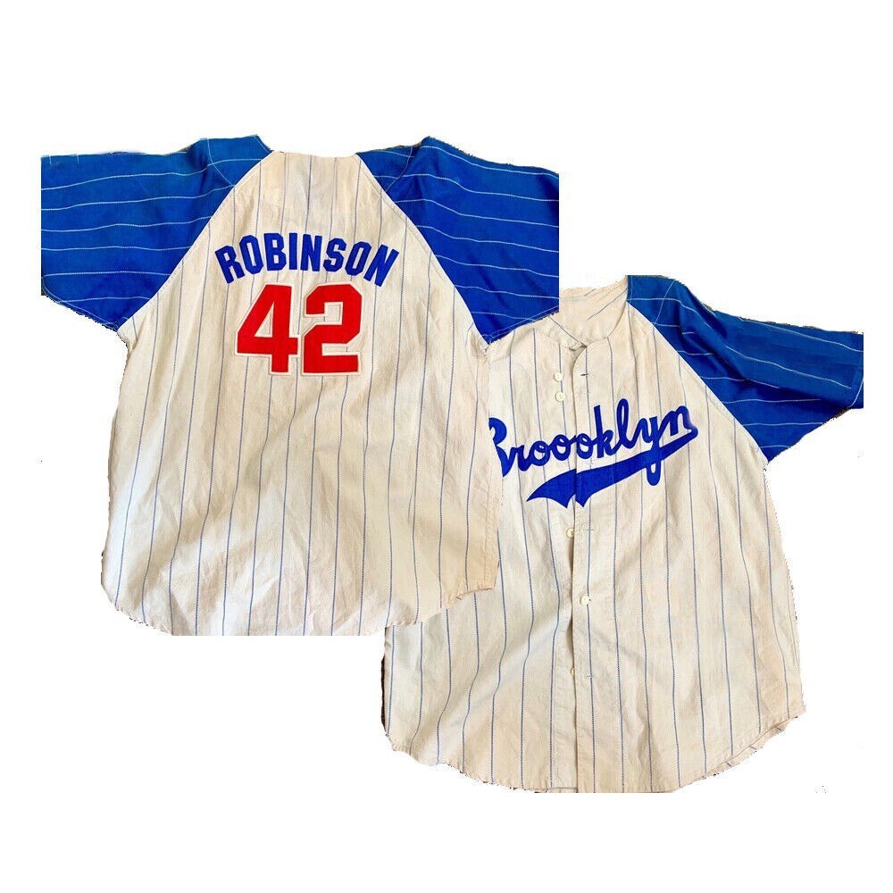 Throwback Retro Robinson #42 Jerseys Brooklyn Top Stitched Custom Name Throwback Retro Robinson #42 Jerseys Brooklyn Top Stitched Custom Name