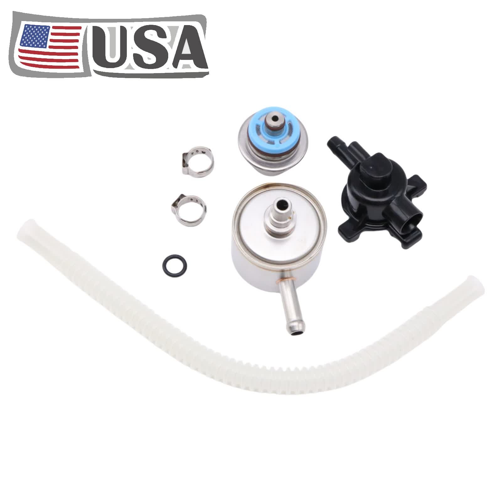 Fits 01-07 Harley Davidson Models Fuel Pressure Regulator W/Housing+Fuel Filter