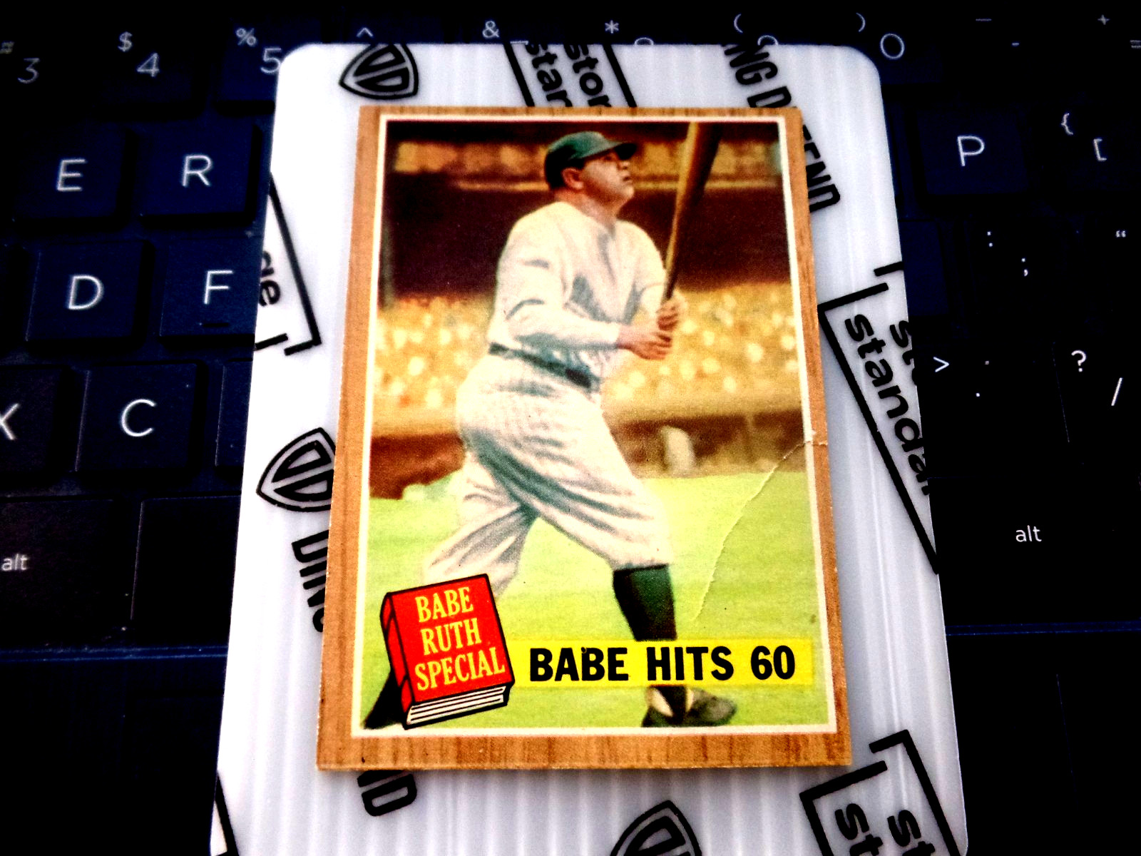 1962 Topps Baseball 139 Ruth 60 Yankees GREEN TINT Can\'t Stop Crying 😩 Read 1962 Topps Baseball 139 Ruth 60 Yankees GREEN TINT Can\'t Stop Crying 😩 Read