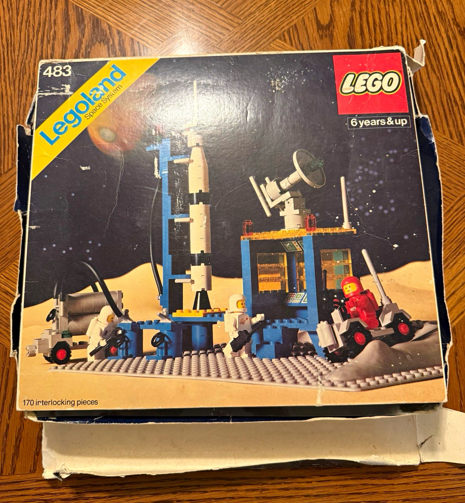 LEGO Legoland Space System 483 Alpha-1 Rocket Base 170pc Vintage Set, Box LEGO Legoland Space System 483 Alpha-1 Rocket Base 170pc Vintage Set, Box