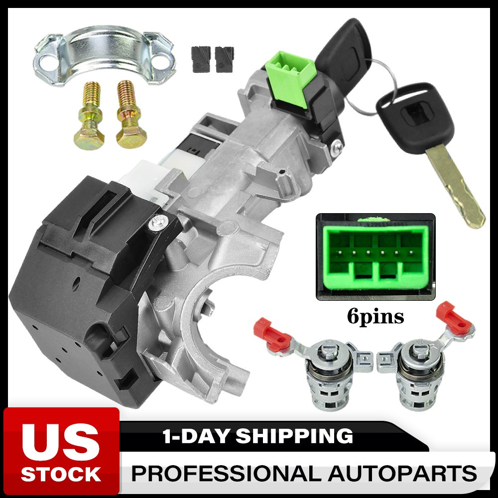 Complete set Ignition Switch Cylinder Door Lock w/ keys For 2002-2006 Honda CR-V