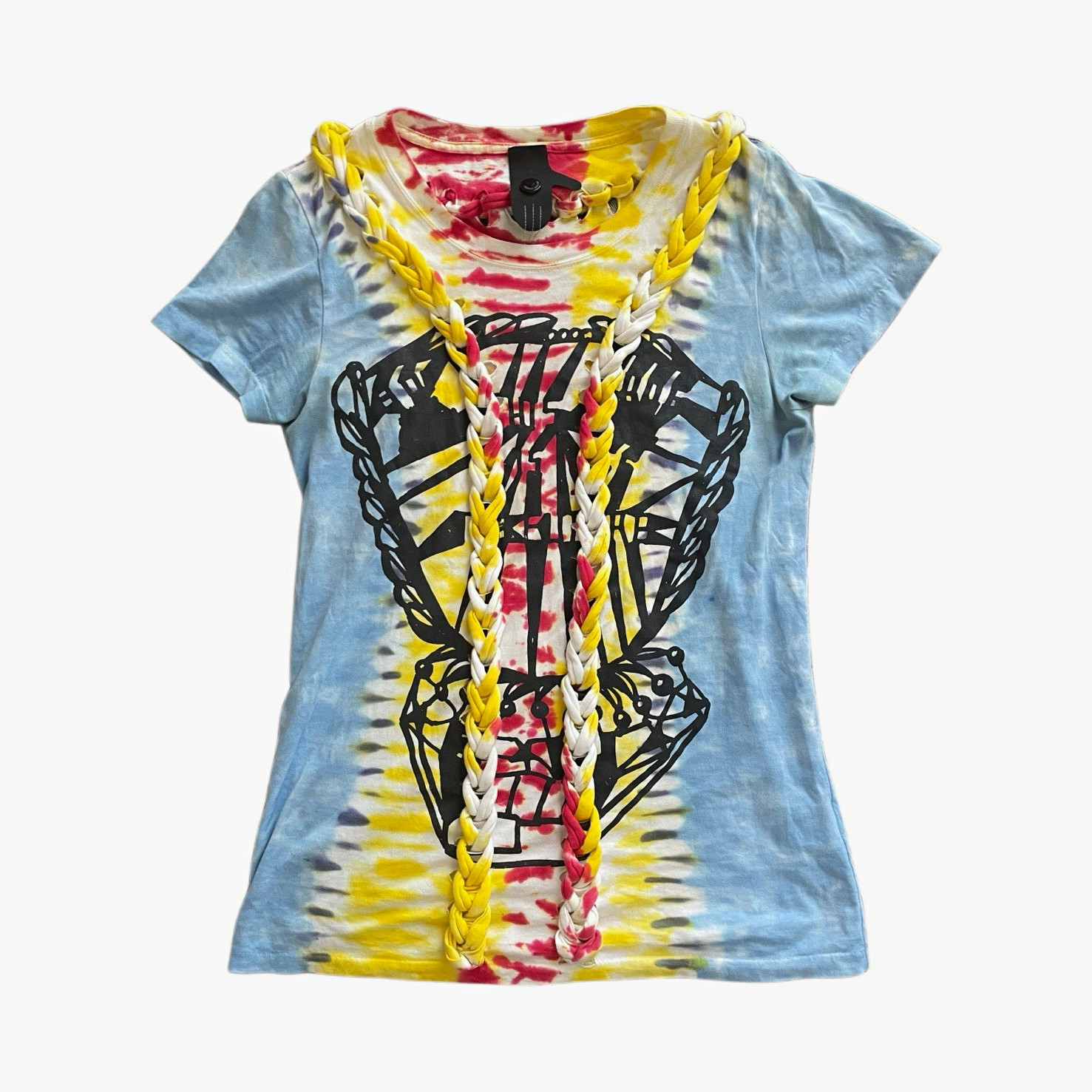 Bernhard Willhelm Vintage Braided Tie Dye Shirt SS2005 Size M (Fits S-M) Bernhard Willhelm Vintage Braided Tie Dye Shirt SS2005 Size M (Fits S-M)