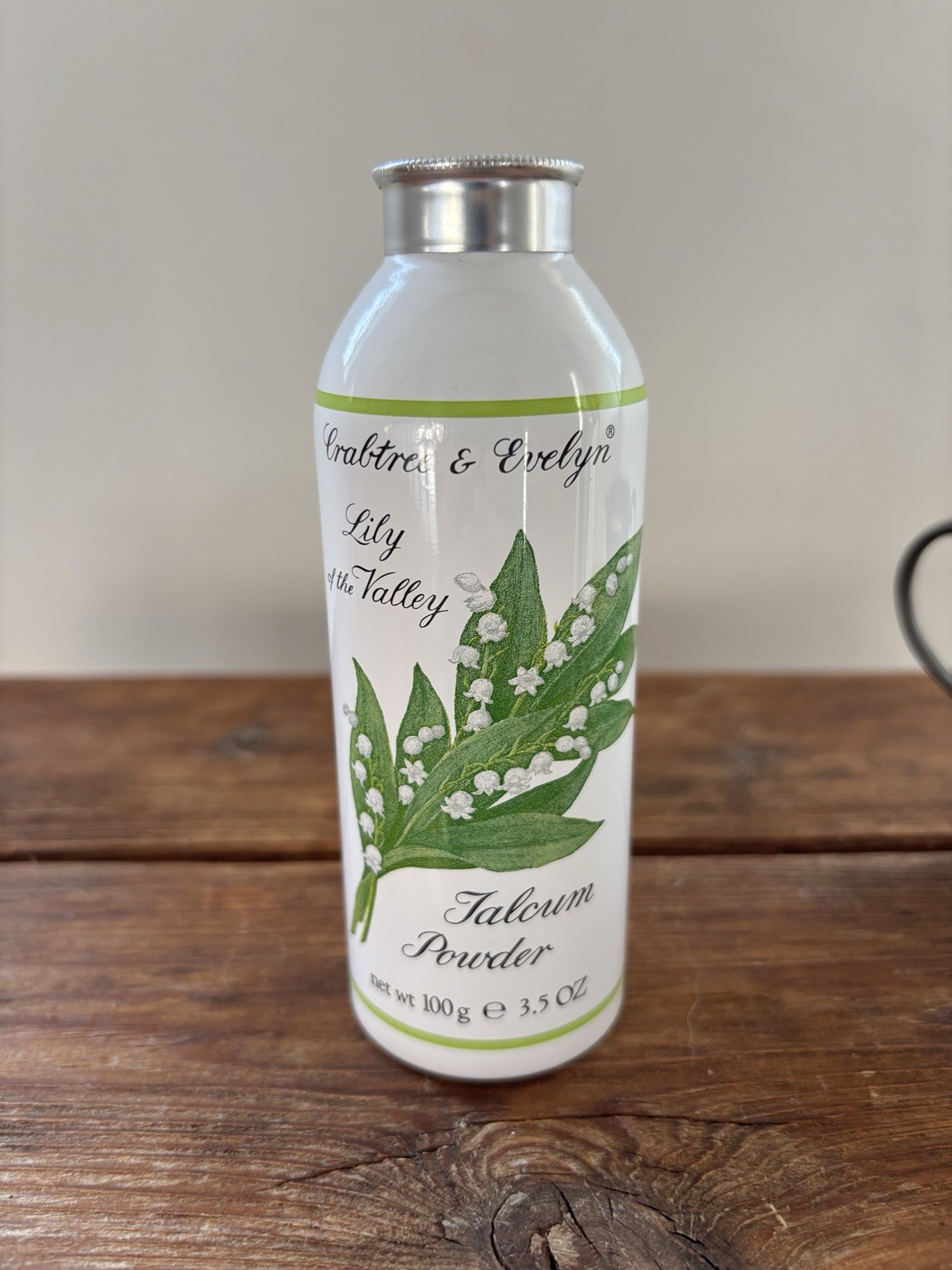 Vintage Crabtree & Evelyn Lily of the Valley Perfumed Talcum Powder New Sealed