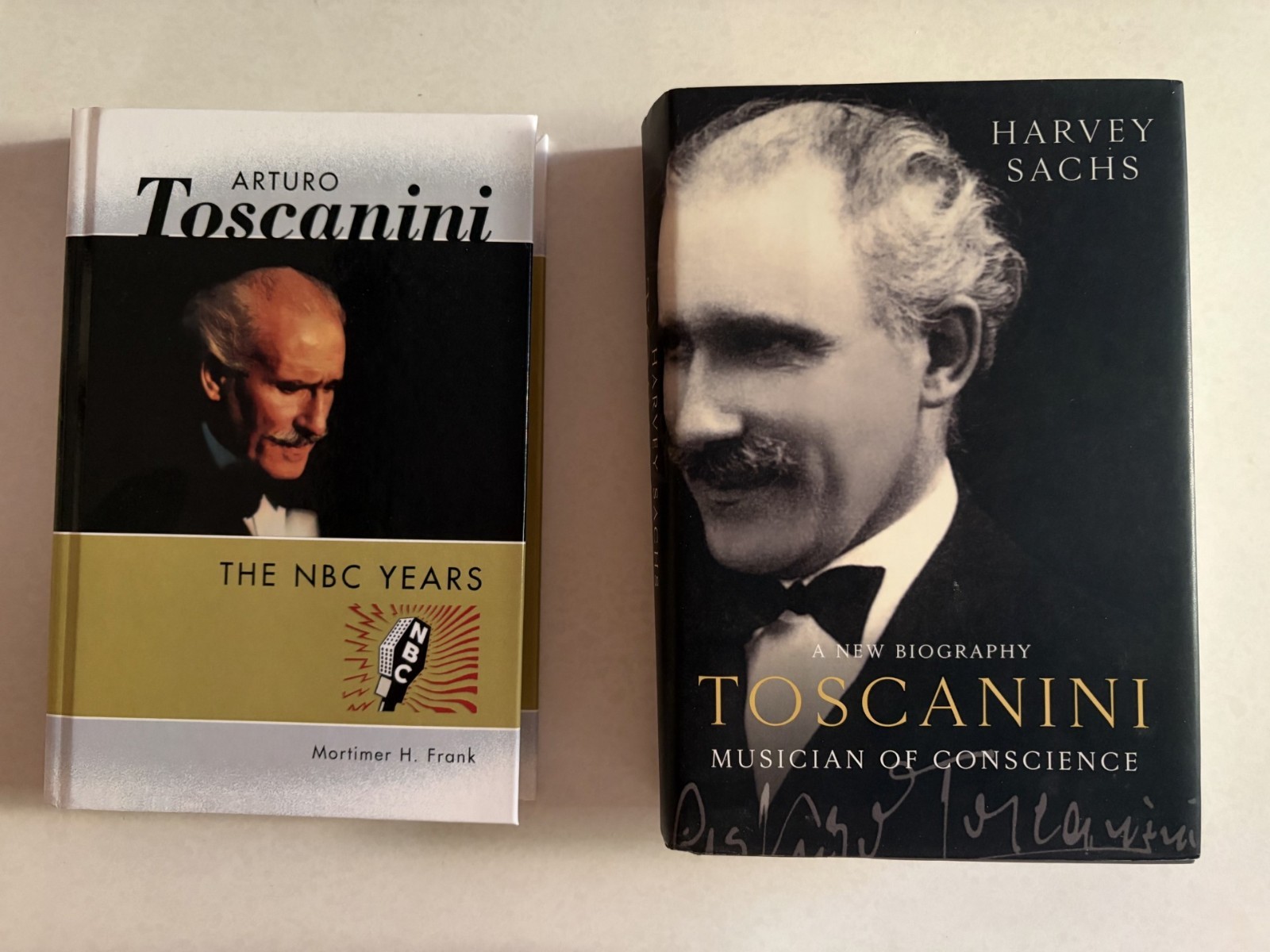 Arturo Toscanini Biography Book Set NBC Years & Musician of Conscience MINT HC