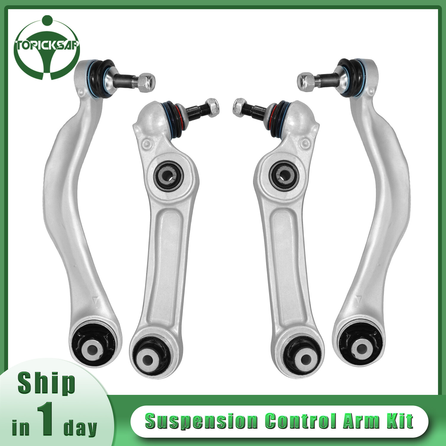 Front Lower Control Arm Kit 4pc Both LH RH Side for 2011-2016 BMW 528i 535i 550i Front Lower Control Arm Kit 4pc Both LH RH Side for 2011-2016 BMW 528i 535i 550i