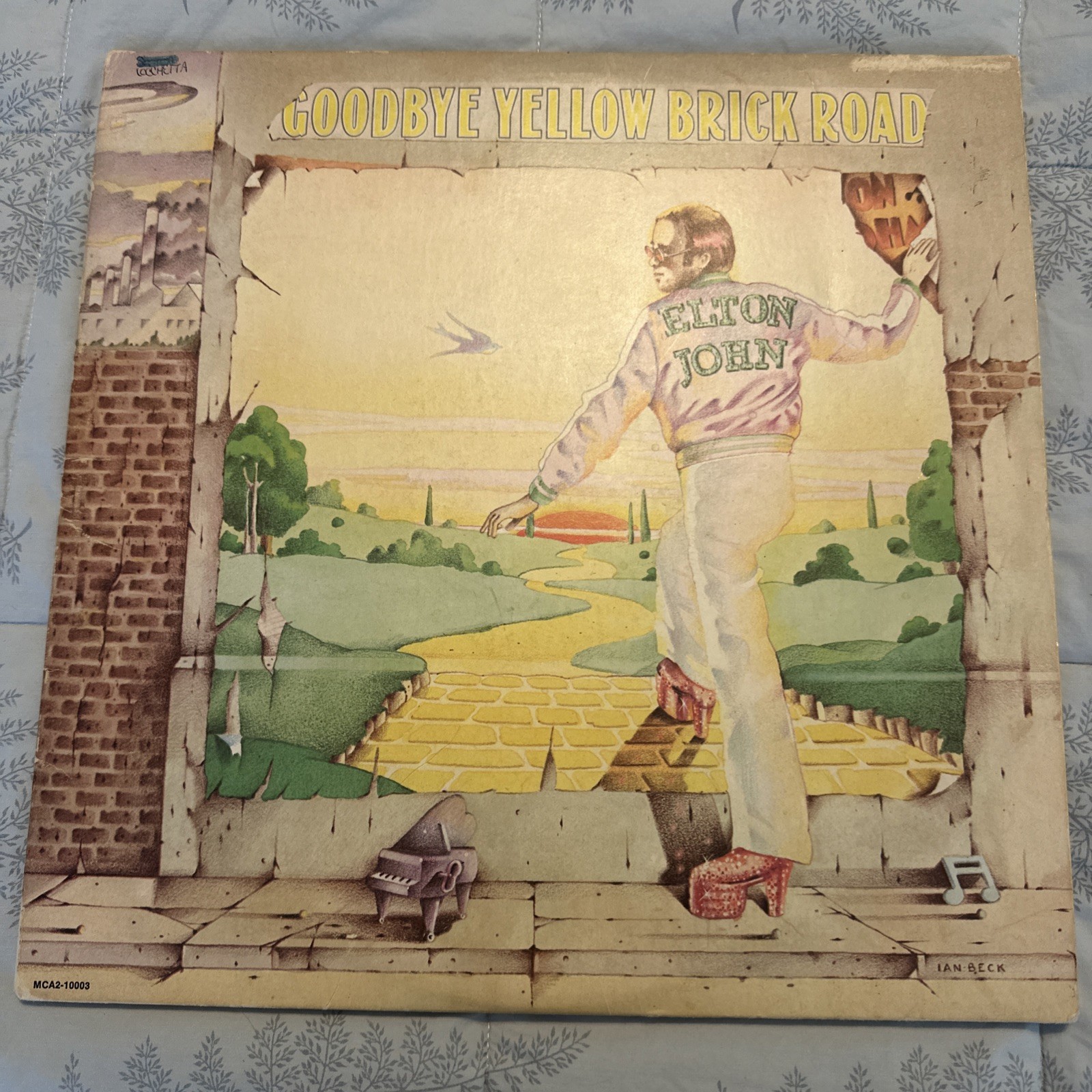 1973 Elton John Goodbye Yellow Brick Road 2 Records MCA 2 -10003 gatefold album