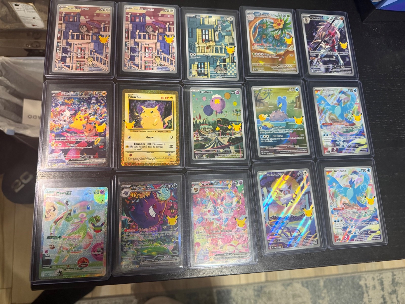 Mew Gengar Pokemon 30th anniversary Celebrations SIR Illustration Rare NM lot